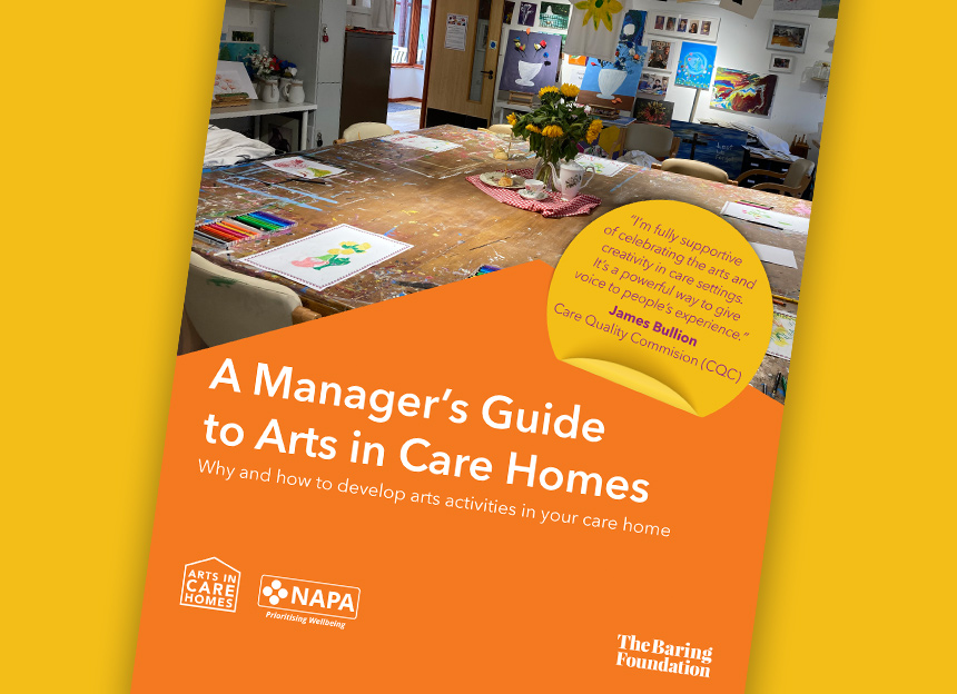 A Manager's Guide to Arts in Care Homes cover image