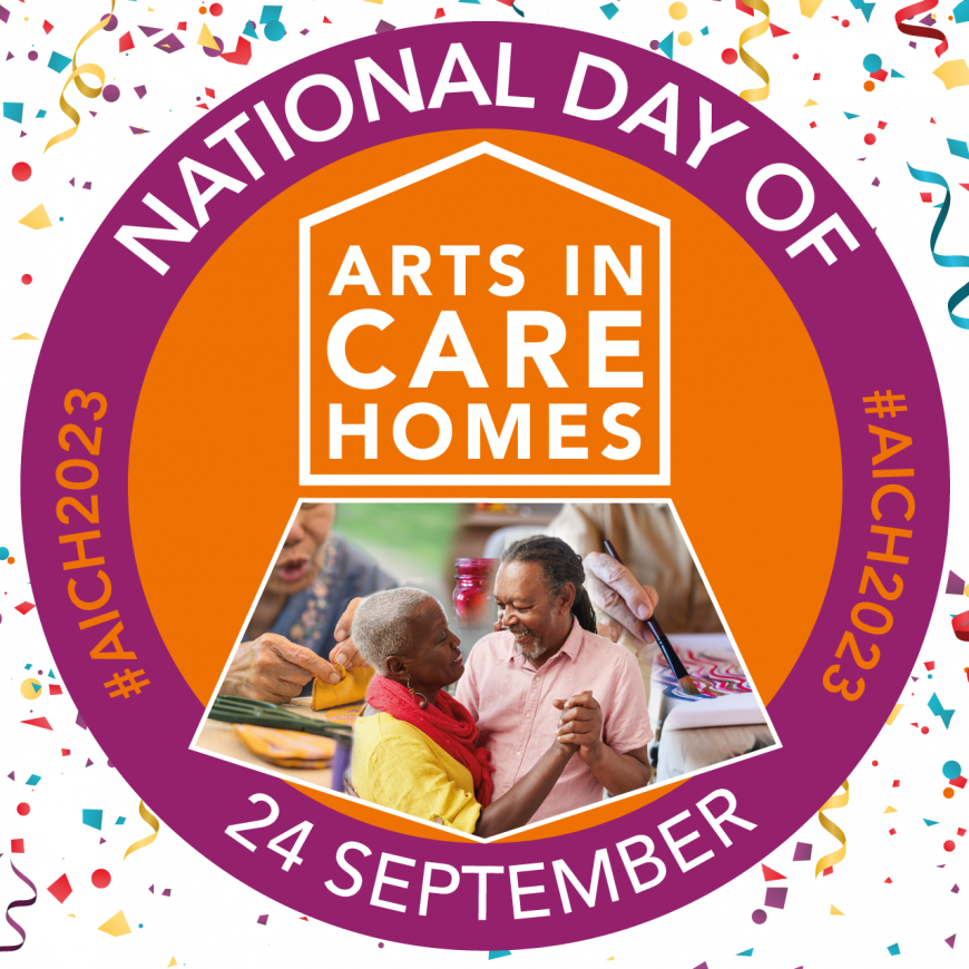 National Day of Arts in Care Homes 2023 roundel