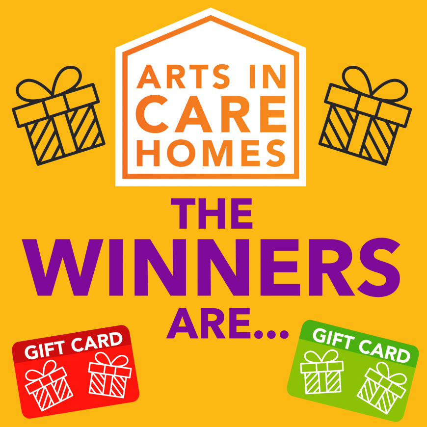 Arts in Care Homes prizes winners